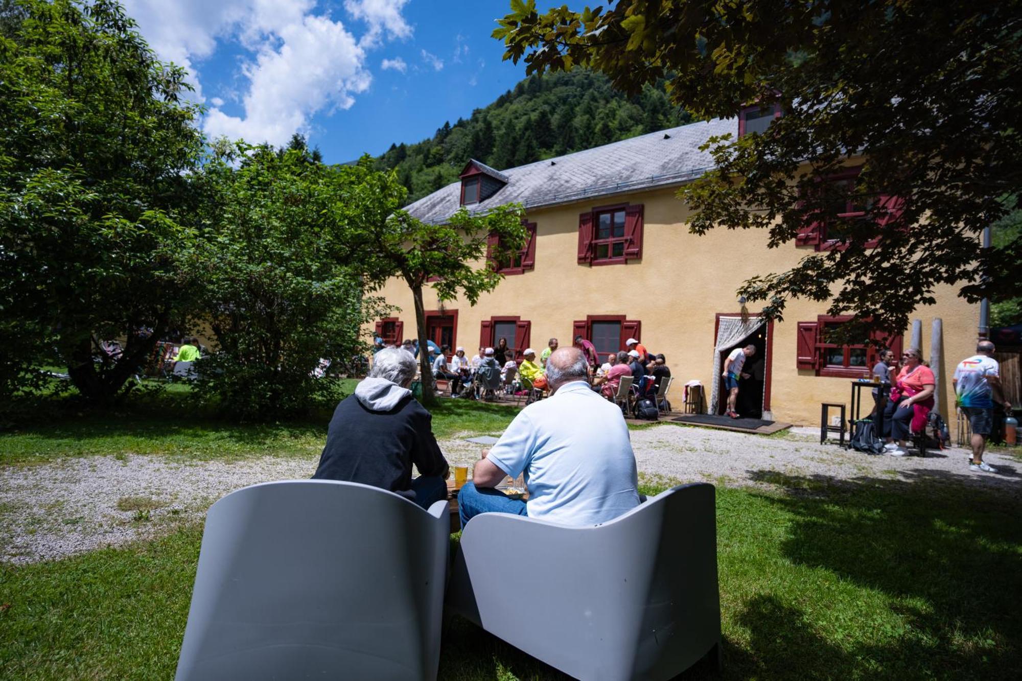 Gite Auberge Les Cascades La Mongie Eksteriør billede