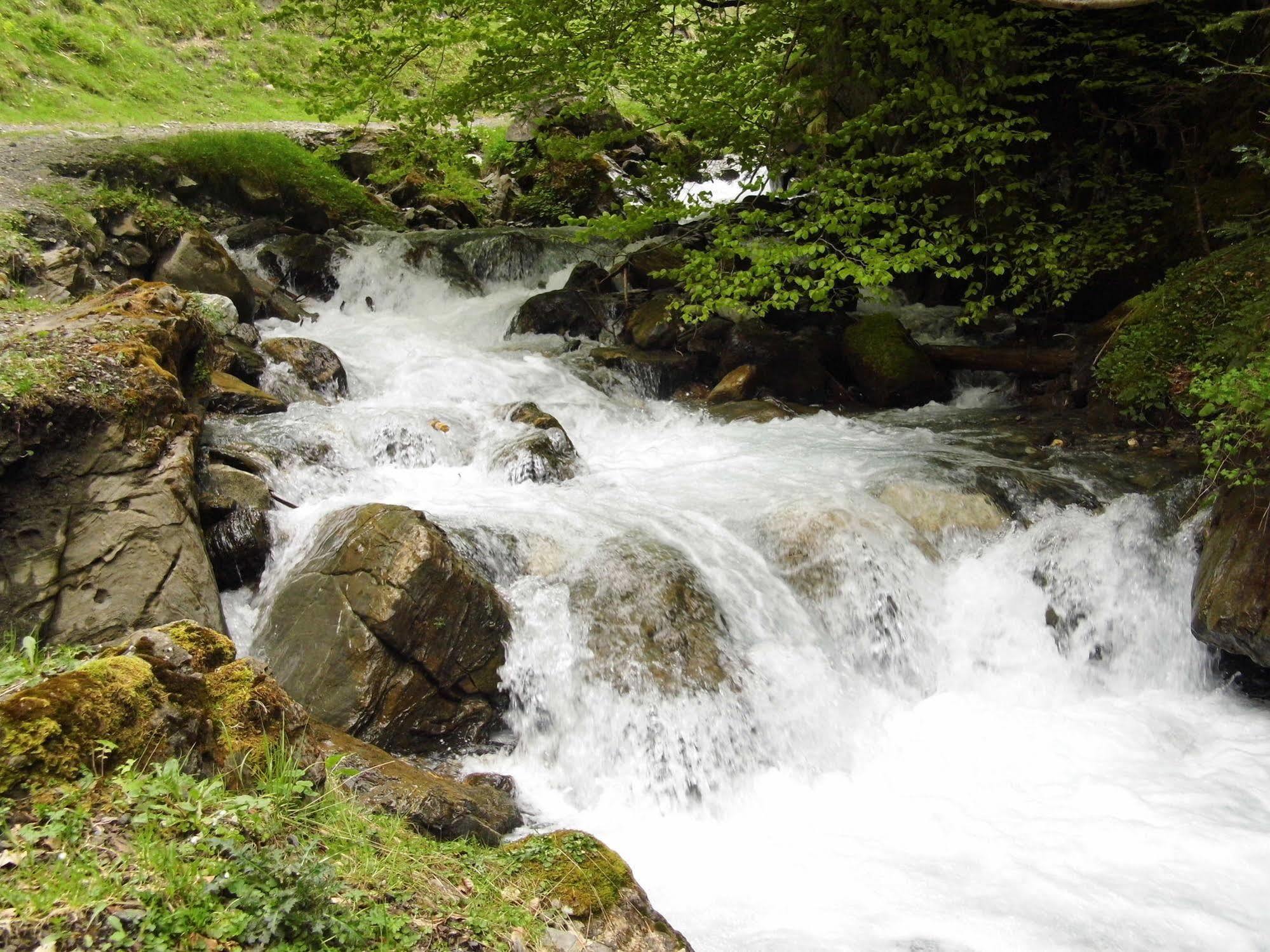Gite Auberge Les Cascades La Mongie Eksteriør billede