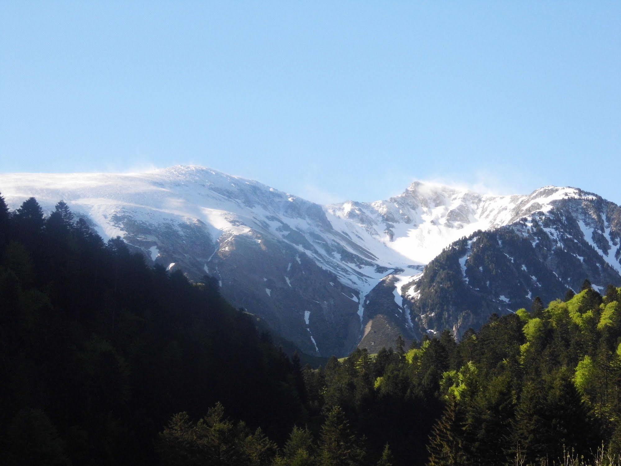 Gite Auberge Les Cascades La Mongie Eksteriør billede